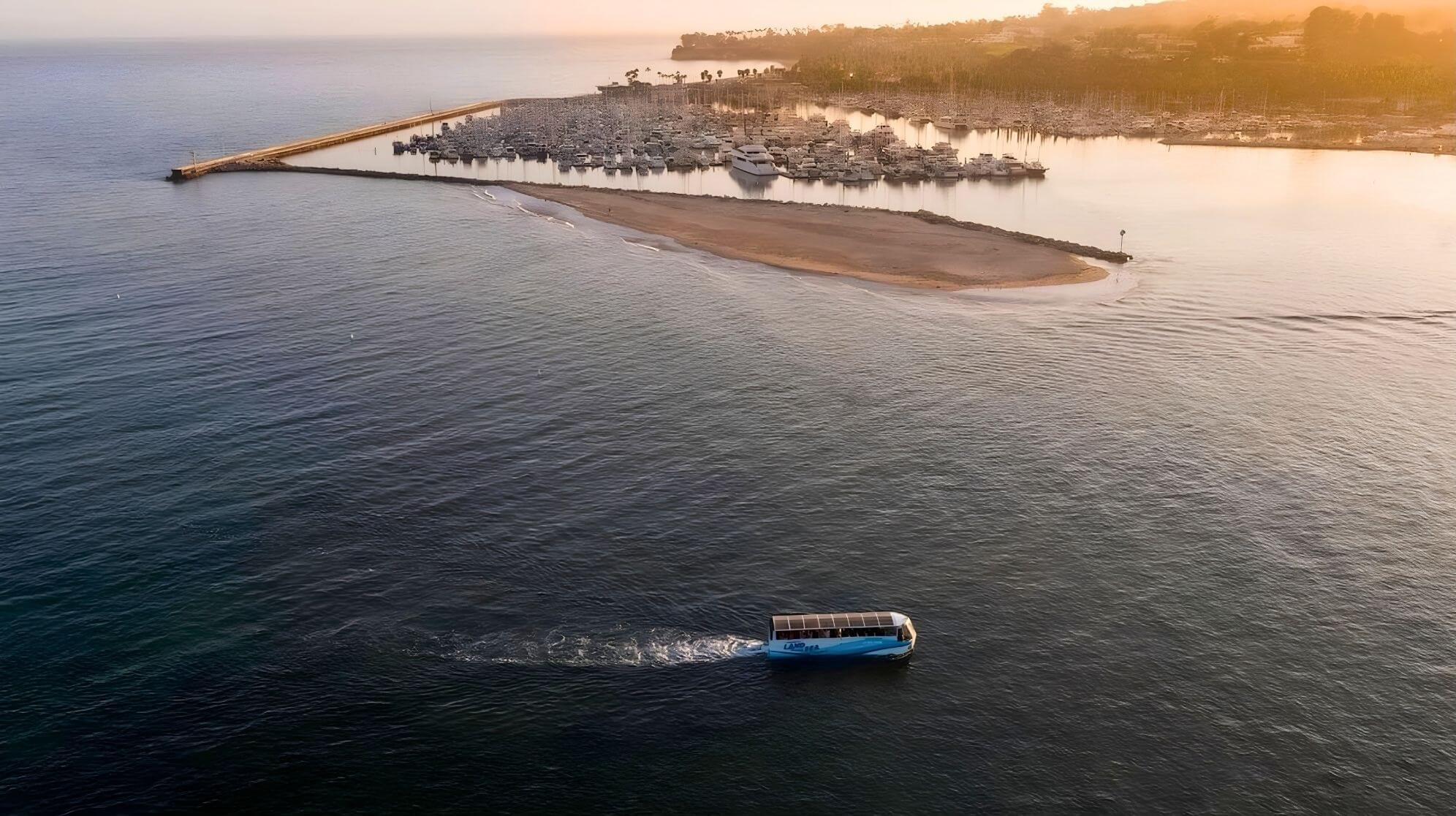 Land Shark Tours amphibious vehicle in Santa Barbara